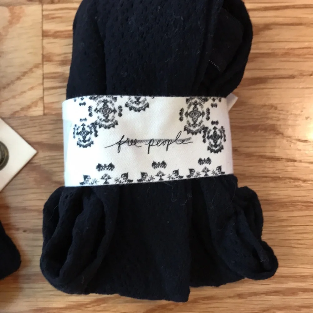 NWT 2 Free People Back at it Tights Black $38 each